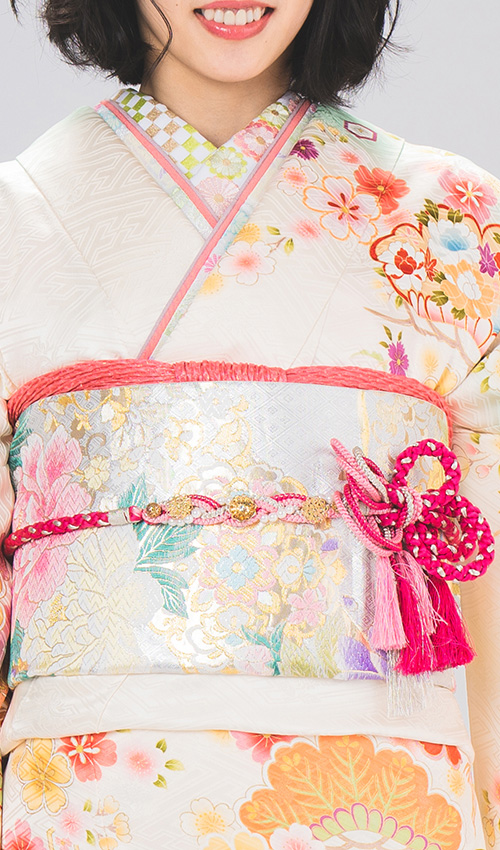 ホワイト 白 のかわいい振り袖 成人式振袖レンタル ふりそでmode